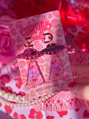 LOVE UFO Earrings