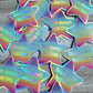 Bespattered Facade Holographic Rainbow This Doesn't Feel Fine Sticker