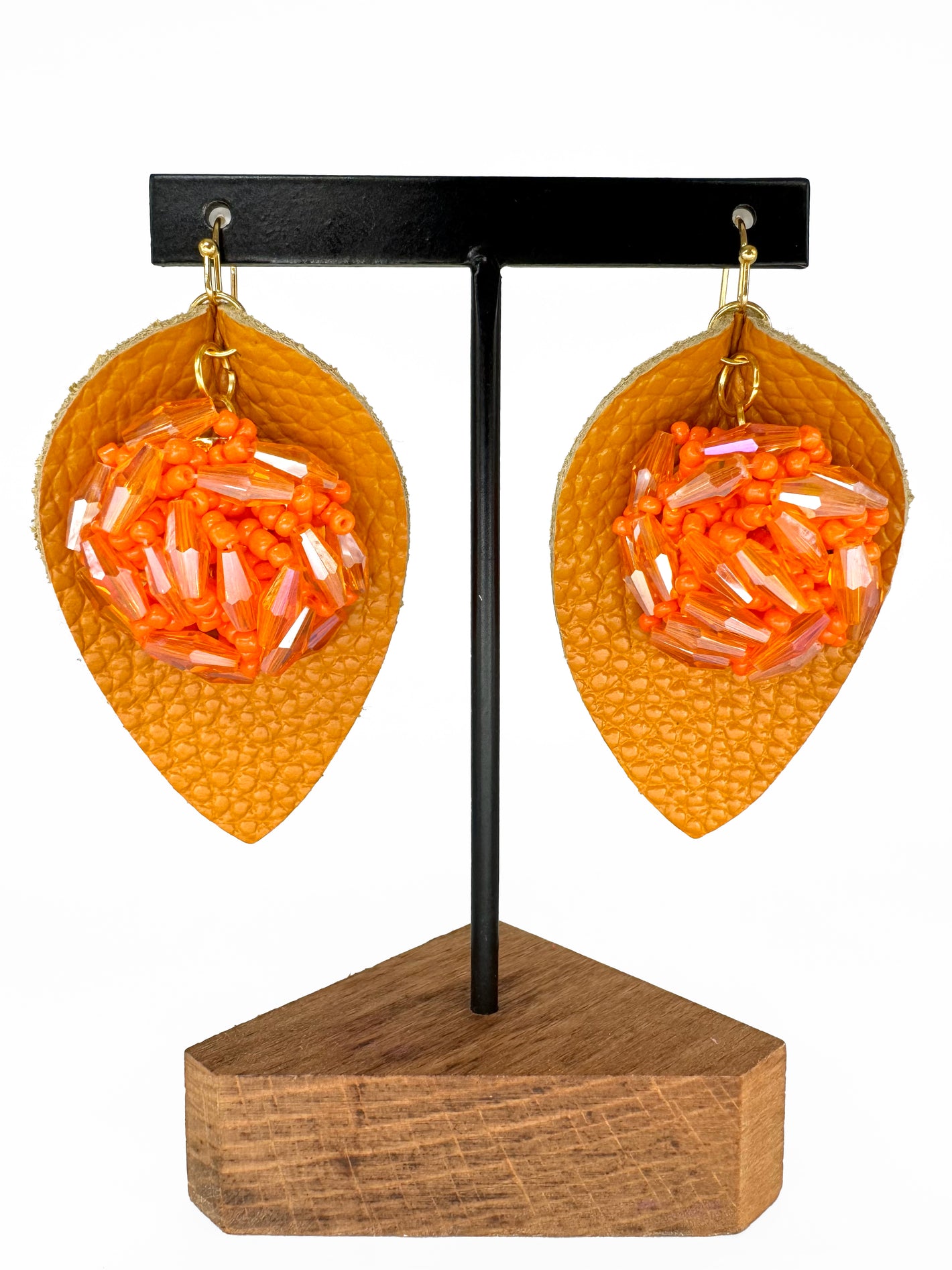 Luscious Leaves Dangly Earrings