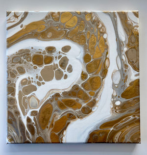 Metallic Neutrals Swirl