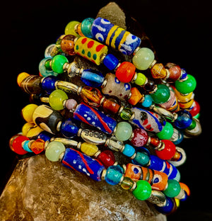 ✨ Hope Forward Uganda Trade Bead Bracelet ✨