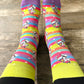 Unicorn Rainbow Super Fun Time Unisex Mid-Calf Adult Socks