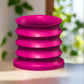 Rippled Plant Pot with Drainage – Modern Organic Indoor Planter with Saucer, 3D Printed Wavy Pot for Houseplants - BRIM