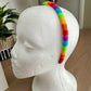 Thin Rainbow Striped Headband