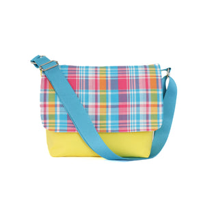 Messenger Bag Sewing Kit - Madras Yellow
