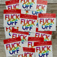 Bespattered Facade "In Case of F*ckmergency" Rainbow Sticker