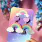 Pastel In the Clouds Rainbow Earrings