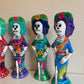 Clay Catrina colorful Set of 2