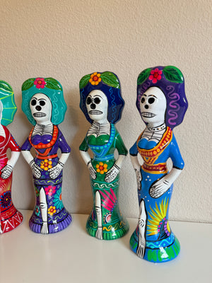 Clay Catrina colorful Set of 2