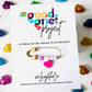 A Piece Of My Heart Is In Heaven | #goodgriefprojectbyxo Accessory Pin
