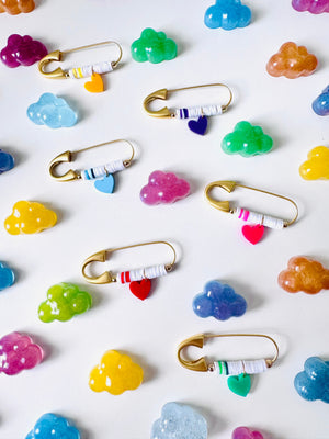 A Piece Of My Heart Is In Heaven | #goodgriefprojectbyxo Accessory Pin