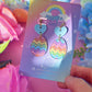 Pastel Rainbow Easter Egg Earrings