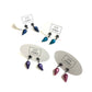 Dark Blue Moonglow StarSpike Earrings