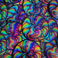 Bespattered Facade Rainbow Swirl Holographic Sticker