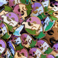 Genderqueereikon (genderqueer pride) hard enamel pin