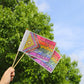 Flower Pride Hand Flag