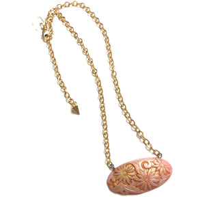 Floral Romance Gold Leaf Necklace