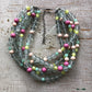 Candy Store Floor Frosted Sylvie Statement Necklace