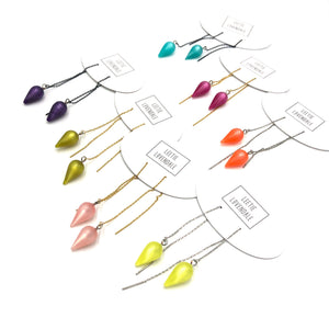 Moonglow Spike Threader Earrings