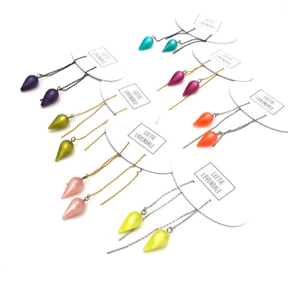 Moonglow Spike Threader Earrings