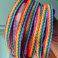 Neon Rainbow Flat Shoelaces (5 sizes)