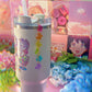 Candy Butterfly Rainbow Tumbler Cup Charms