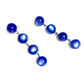 Periwinkle Moonglow Four-Bead Statement Earrings