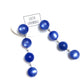 Periwinkle Moonglow Four-Bead Statement Earrings