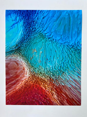 Rainbow Resin Petri Giclee Print Set 2