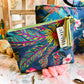 Flora Accessories Pouch- Atenti USA Made Embroidery Floral