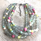 Candy Store Floor Frosted Sylvie Statement Necklace
