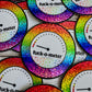 Bespattered Facade Rainbow Rainbow Holographic Glitter Fuck-o-Meter Sticker