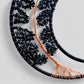 Medium Wall Hanging Crescent Moon Dream Catcher with Black Obsidian Stones & Hanging Stone Charm Blacked Out Modern Home Decor Tree of Life