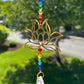 Lotus Rainbow Sun Catcher – LGBTQ+ Pride & Zen Energy Crystal Decor