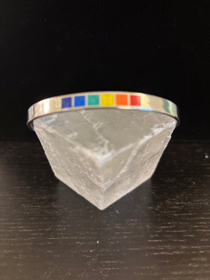 LGBTQ+ Pride Rainbow Cuff Bracelet – Stainless Steel Open Bangle