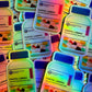 Bespattered Facade 1,000mg Fukitol Rx Bottle Holographic Sticker