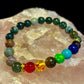 Chakra & India Onyx Healing Bracelet – Grounding Energy & Spiritual Balance