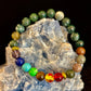 Chakra & India Onyx Healing Bracelet – Grounding Energy & Spiritual Balance
