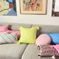 Antigua Pillow - Neon Pink and Yellow