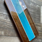 *imperfect* Sophisticated Stripe Small Rectangular Acacia Wood Tray