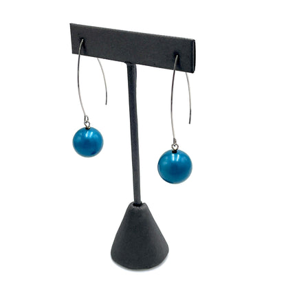 Blue Pearl Raindrop Earrings