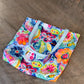 Bespattered Facade Colorful Flowers Canvas Tote Bag | 3 Sizes and 5 Strap Colors