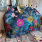 Flora Pioneer Doctor Bag, Atenti USA Handmade, Embroidered Mary Poppins Snap Frame