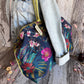 Flora Pioneer Doctor Bag, Atenti USA Handmade, Embroidered Mary Poppins Snap Frame