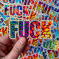 Nikki’s Favorites Everyone's Favorite Word Holographic Glitter Sticker Set