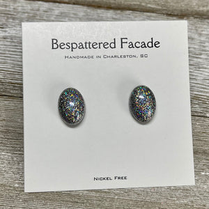 Iridescent Rainbow Studs