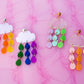 Pastel Rainbow Cloud Pride Earrings
