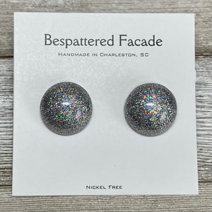 Iridescent Rainbow Studs