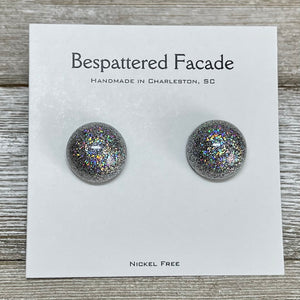 Iridescent Rainbow Studs