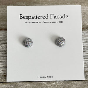 Tiny Iridescent Rainbow Studs